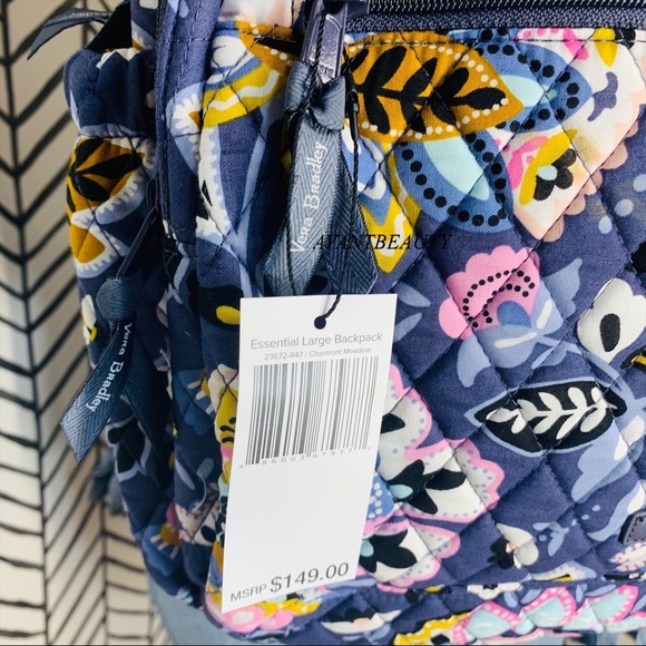 🔸 Vera Bradley essential backpack lunch bunch set - Picture 10 of 16